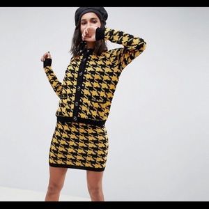 ASOS Houndstooth Skirt
